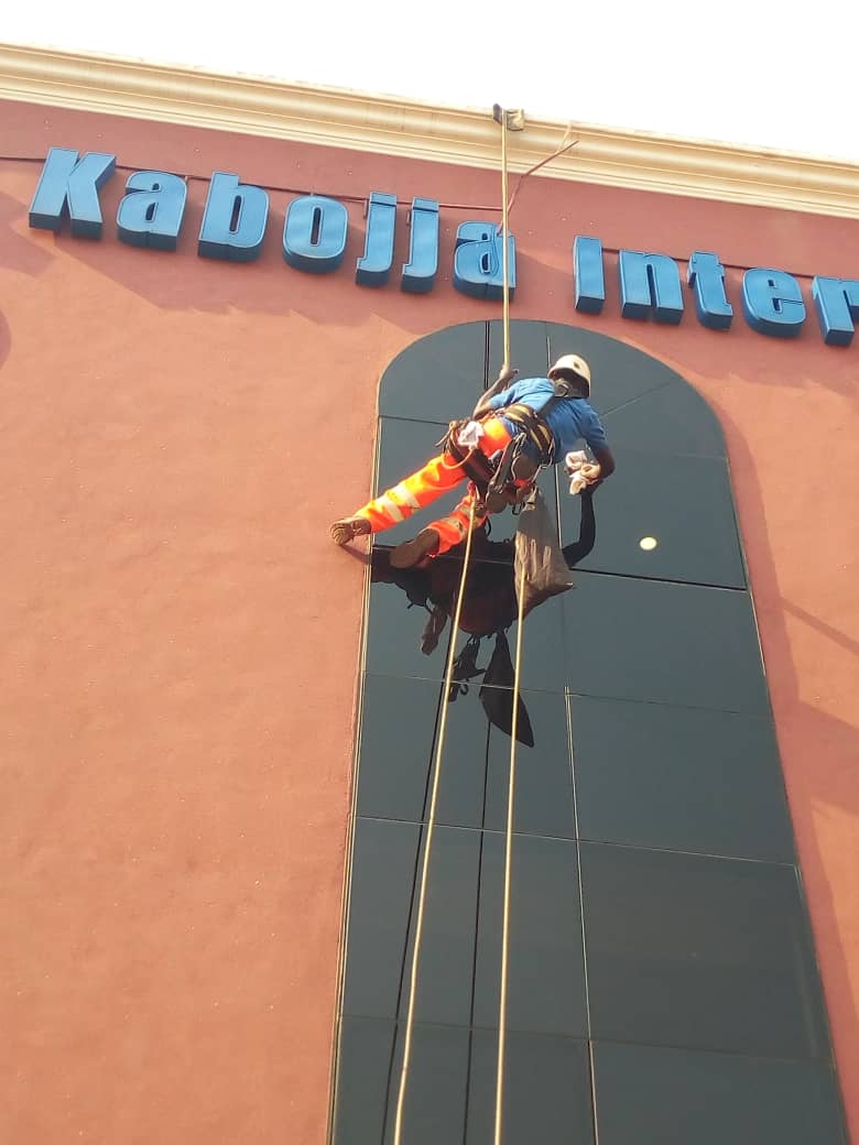 Kabojja International School cleaning project by Rebrac Solutions