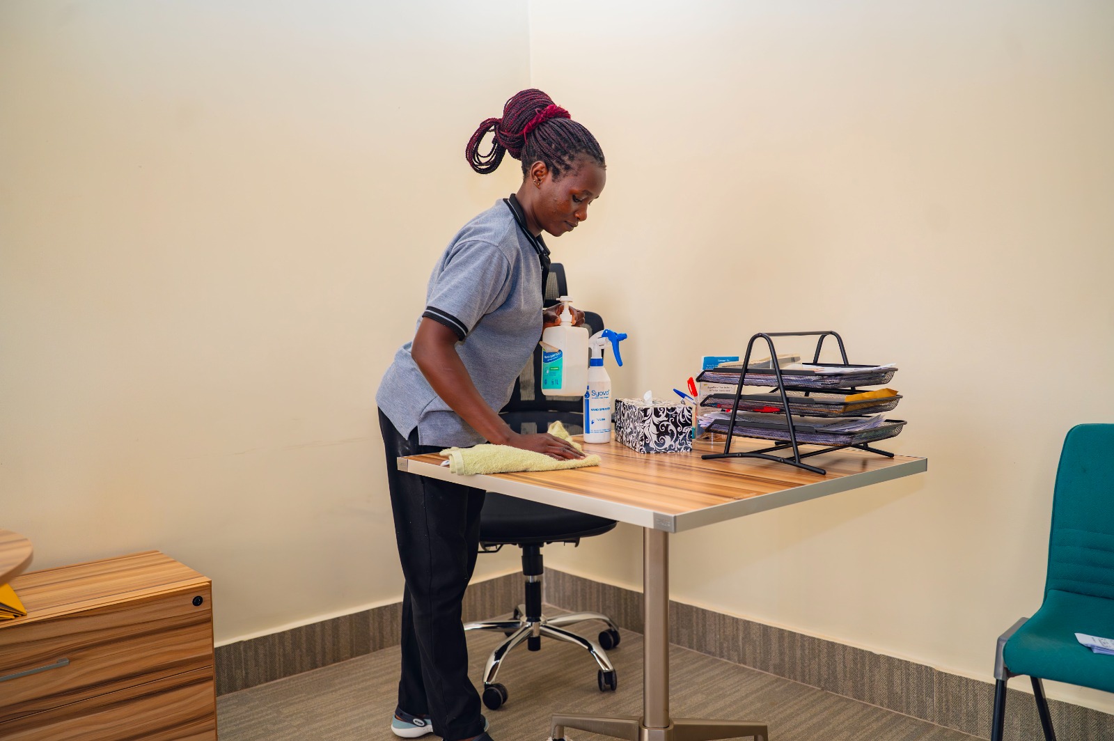Office cleaning services in Kampala by Rebrac Solutions