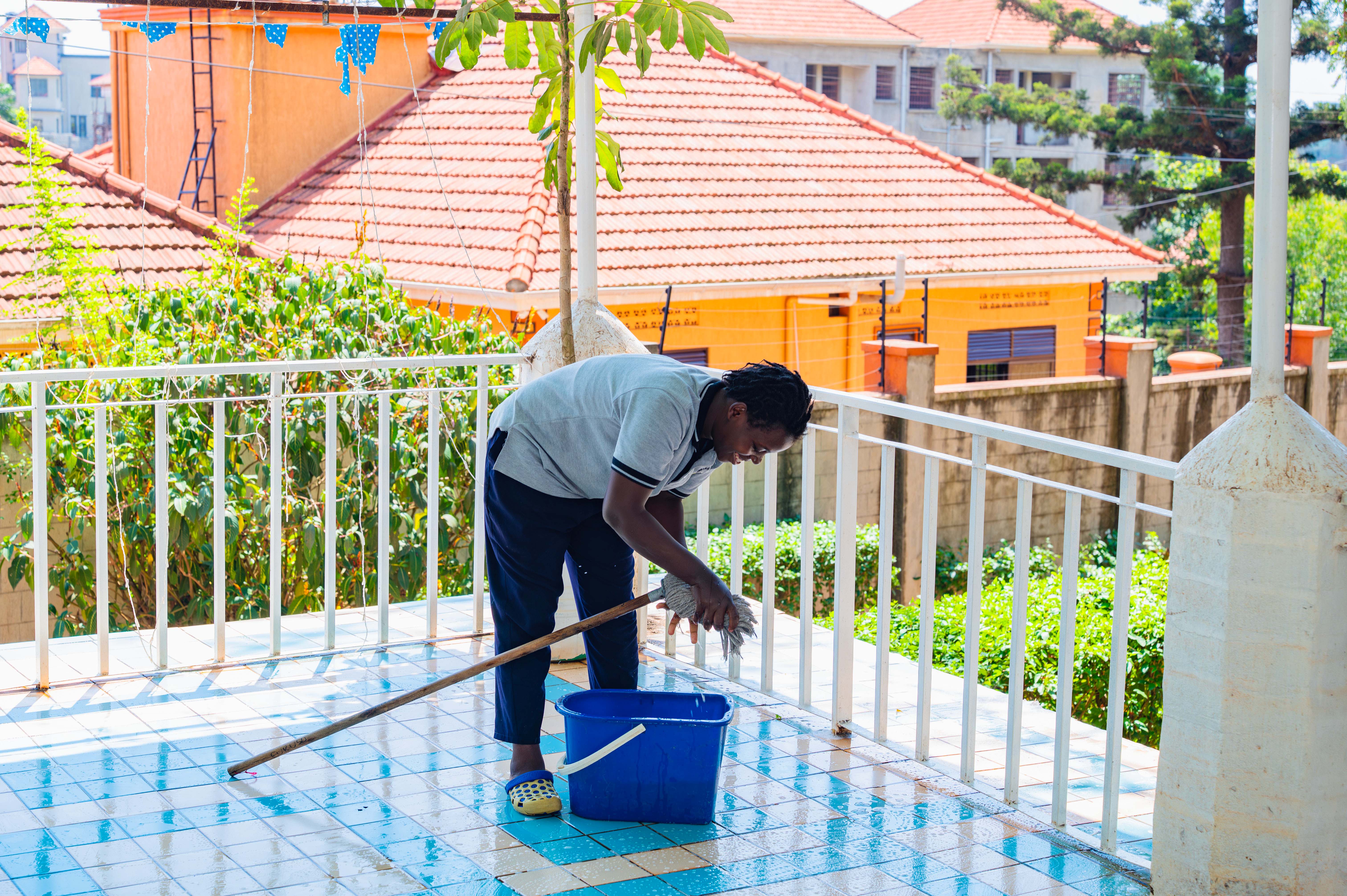 Lugogo Shopping Mall cleaning project by Rebrac Solutions